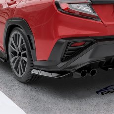 画像4: リアバンパーコーナー スプリッター (4)